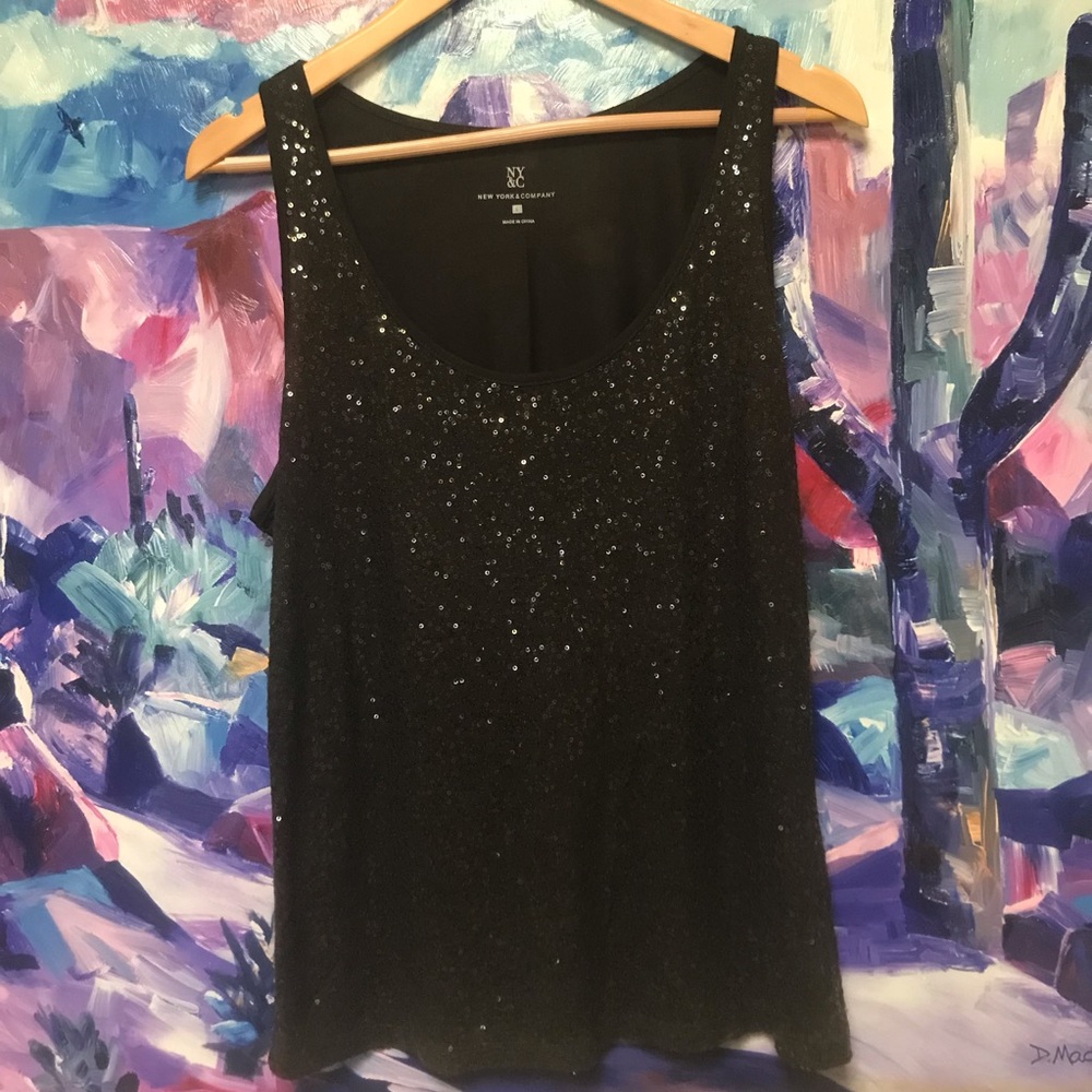 New York & Company Black tank top